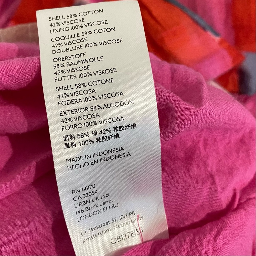 Anthropologie Maeve Madison Maxi Dress Size Small Pink Tie Back Elastic Waist - Picture 12 of 14